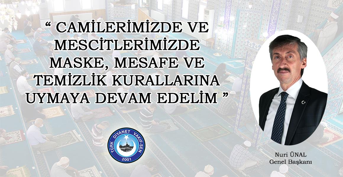 MASKE, MESAFE VE TEMİZLİK KURALLARINA UYMAYA DEVAM EDELİM.